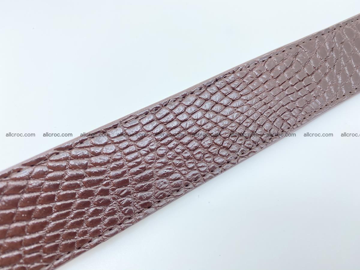 Crocodile leather belt 735 Foto 10