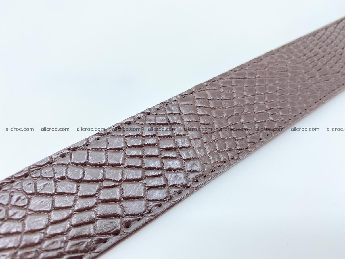 Crocodile leather belt 735 Foto 11