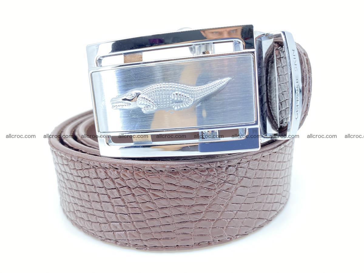 Crocodile leather belt 735 Foto 0