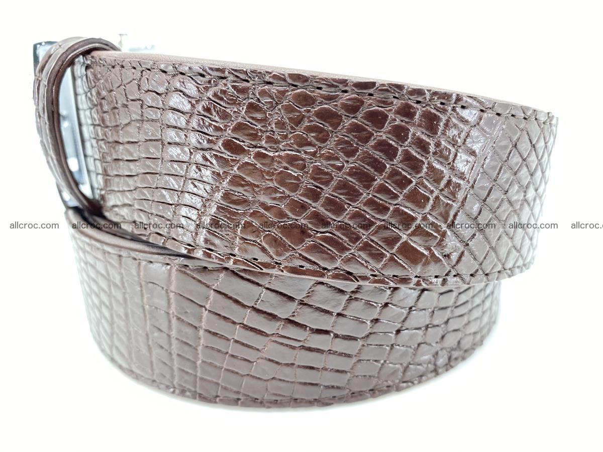 Crocodile leather belt 735 Foto 3