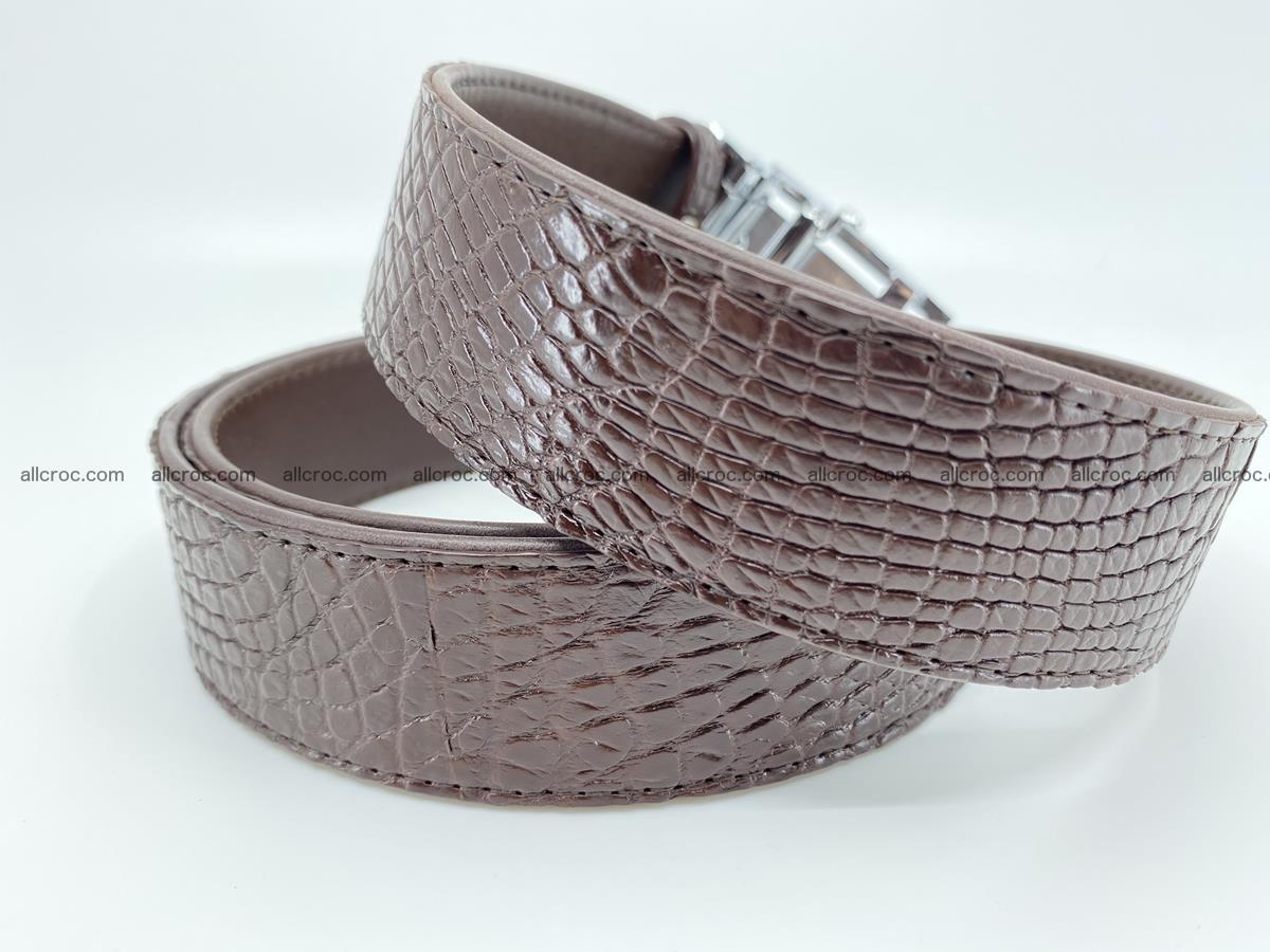 Crocodile leather belt 735 Foto 4