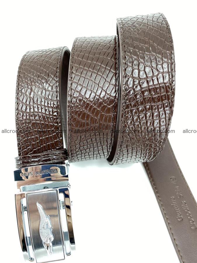 Crocodile leather belt 735 Foto 6