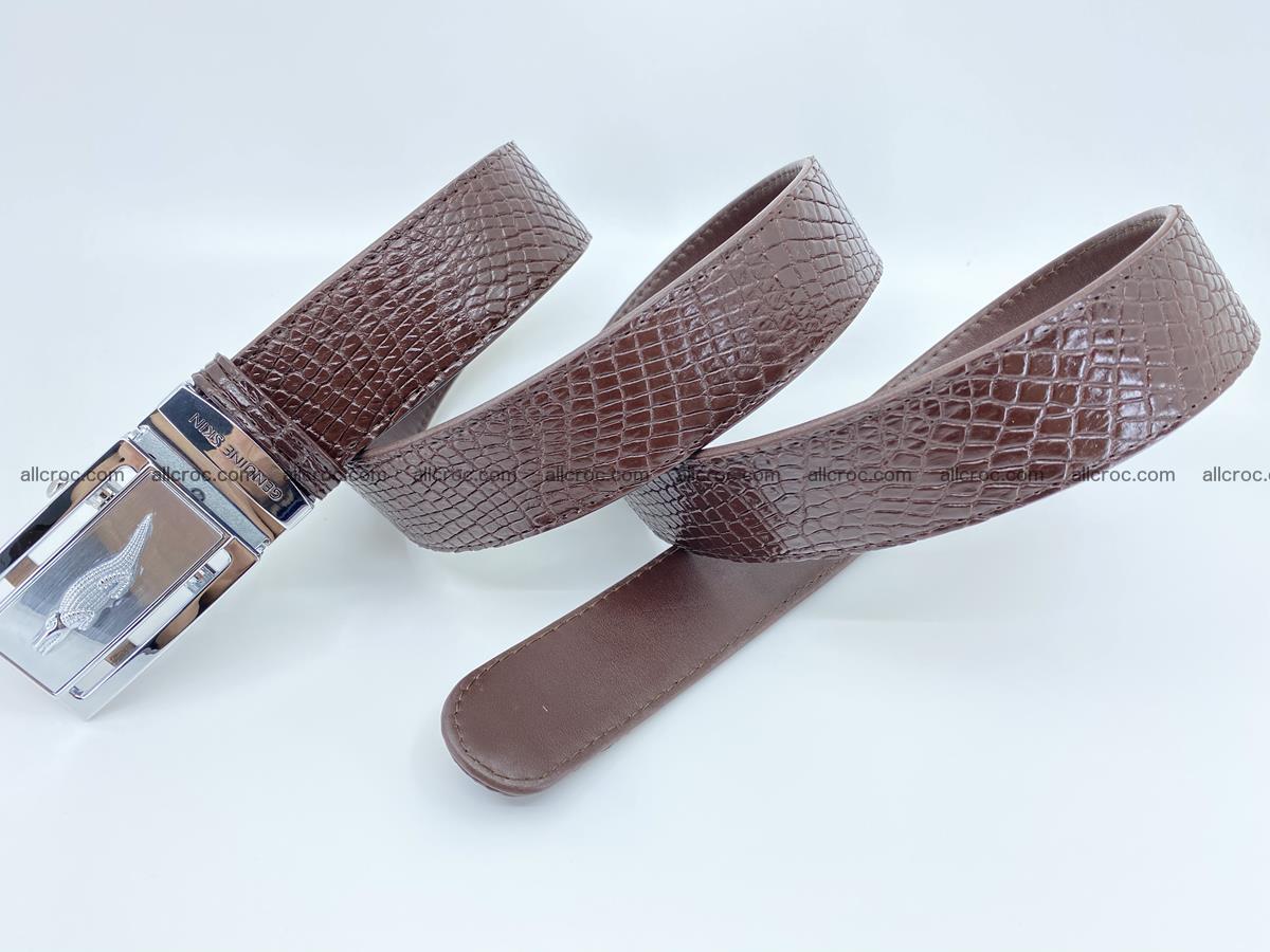 Crocodile leather belt 735 Foto 7