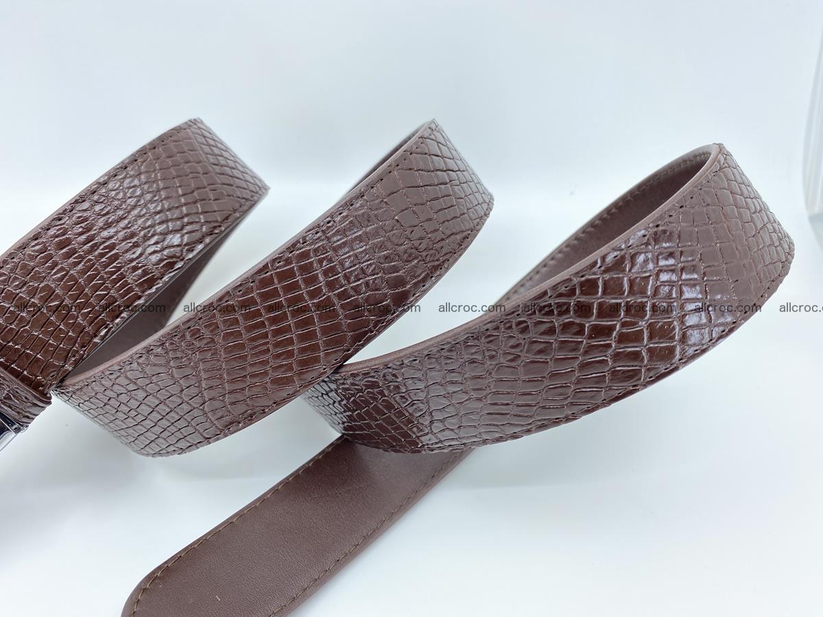 Crocodile leather belt 735 Foto 8