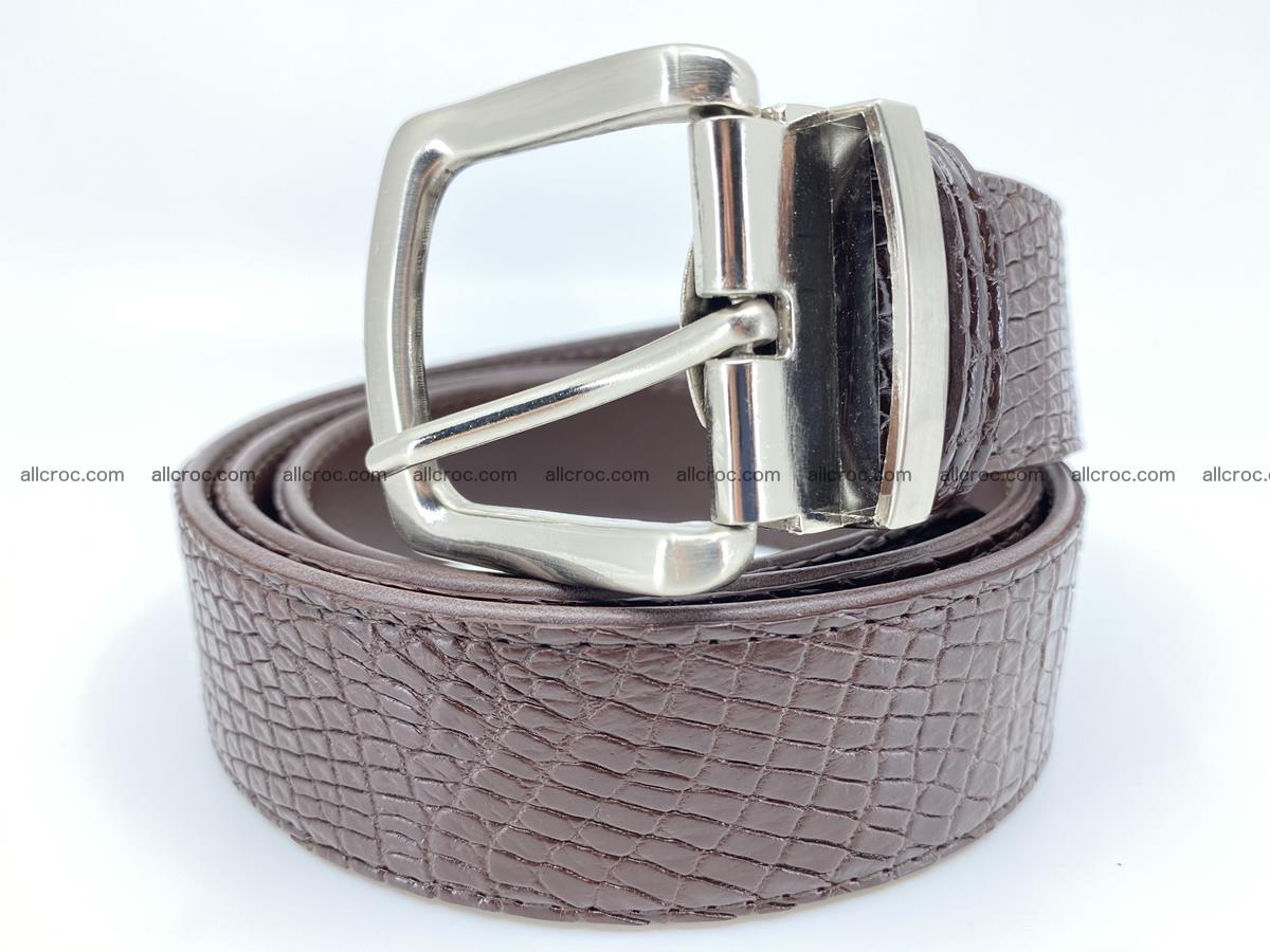 Crocodile leather belt 741 Foto 0