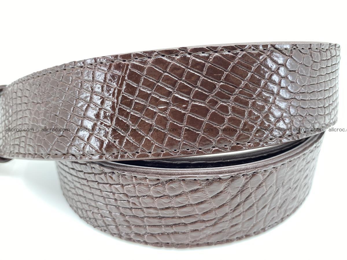 Crocodile leather belt 741 Foto 3