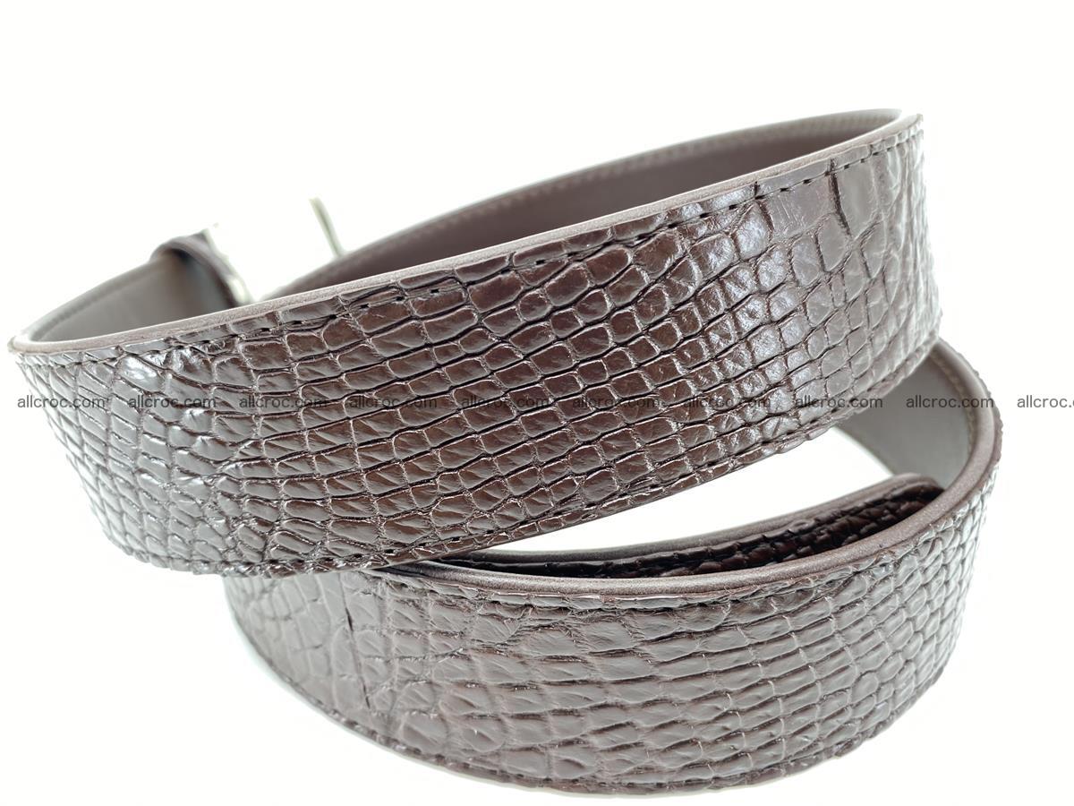 Crocodile leather belt 741 Foto 4