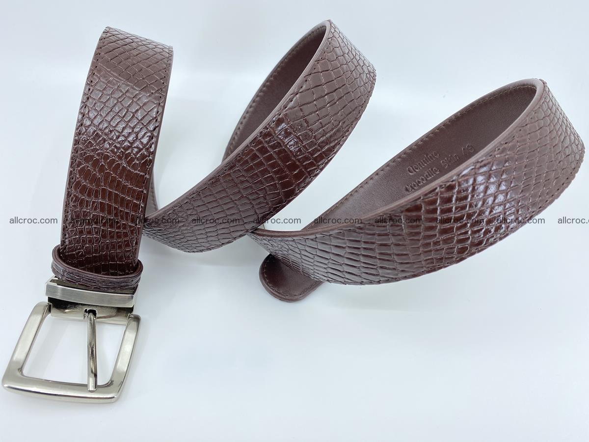 Crocodile leather belt 741 Foto 6