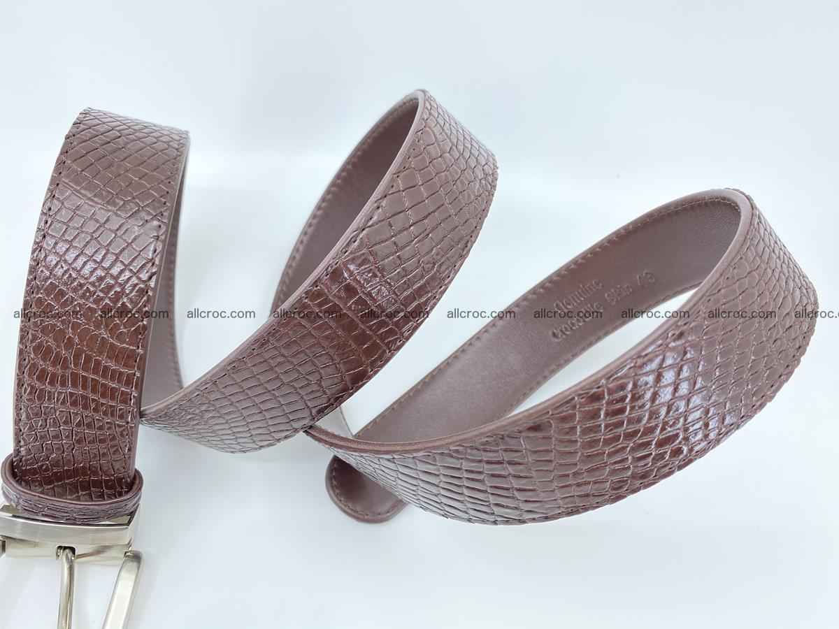 Crocodile leather belt 741 Foto 7