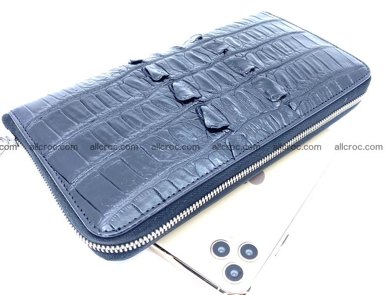 Crocodile skin zip wallet XL-size 598