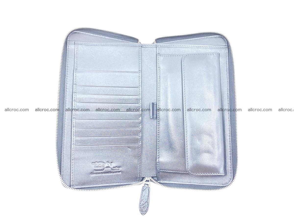 Crocodile skin zip wallet 1648 Foto 15