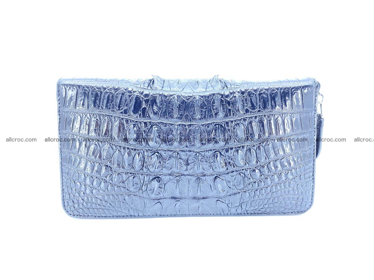 Crocodile skin zip wallet 1648 Foto 3