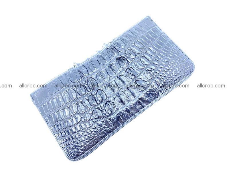 Crocodile skin zip wallet XL-size 598