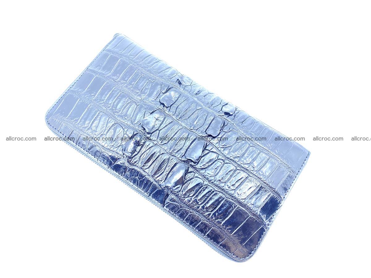 Crocodile skin zip wallet 1648 Foto 7