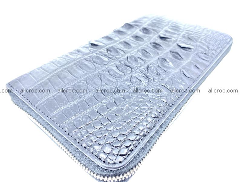 Crocodile skin zip wallet XL-size 598