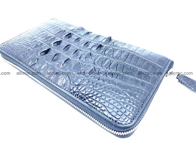 Crocodile skin zip wallet XL-size 598