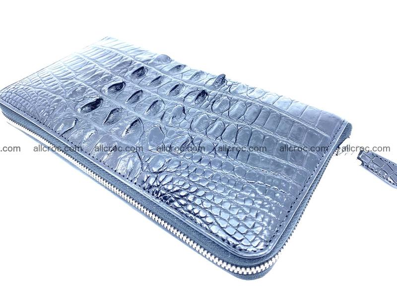 Crocodile leather purse 1 zip 598