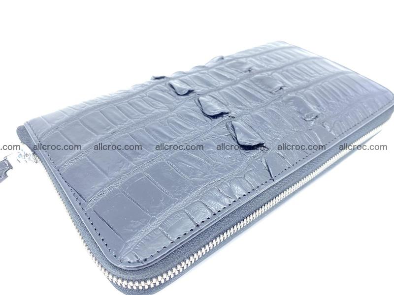 Crocodile skin zip wallet XL-size 598