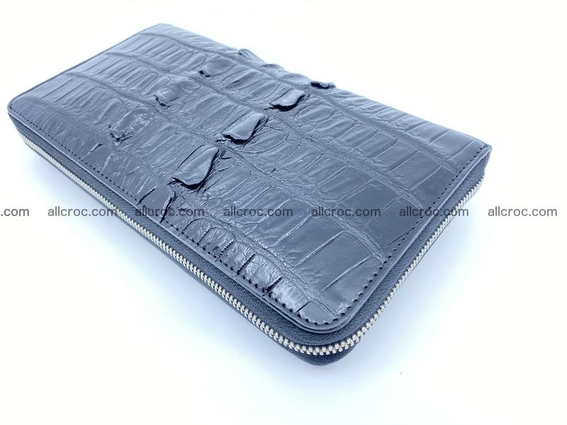 Crocodile skin zip wallet XL-size 598