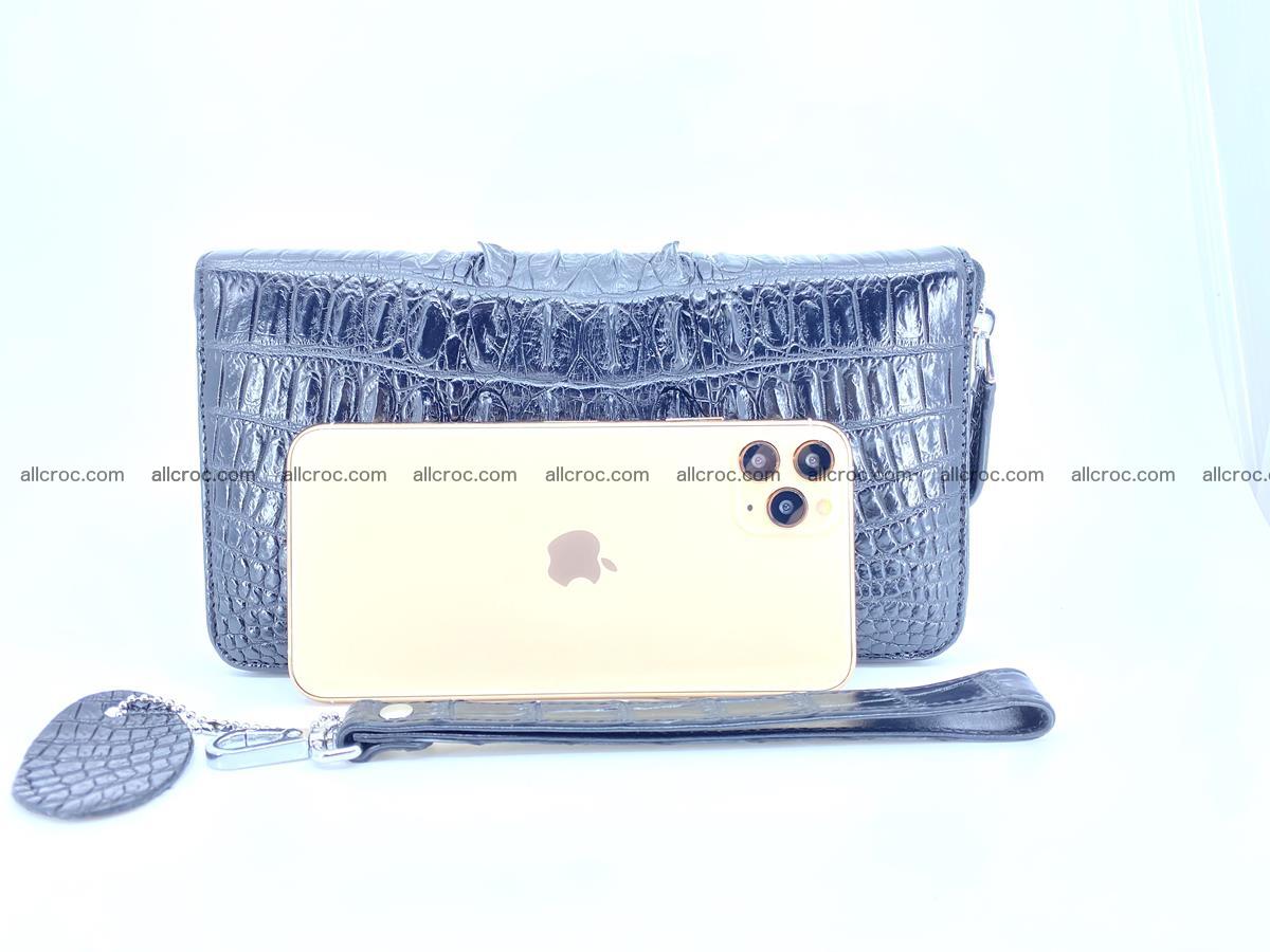 Crocodile skin zip wallet 1648 Foto 12