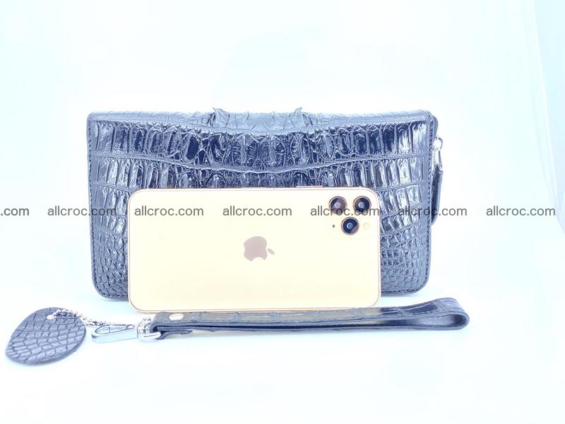 Crocodile skin zip wallet XL-size 598