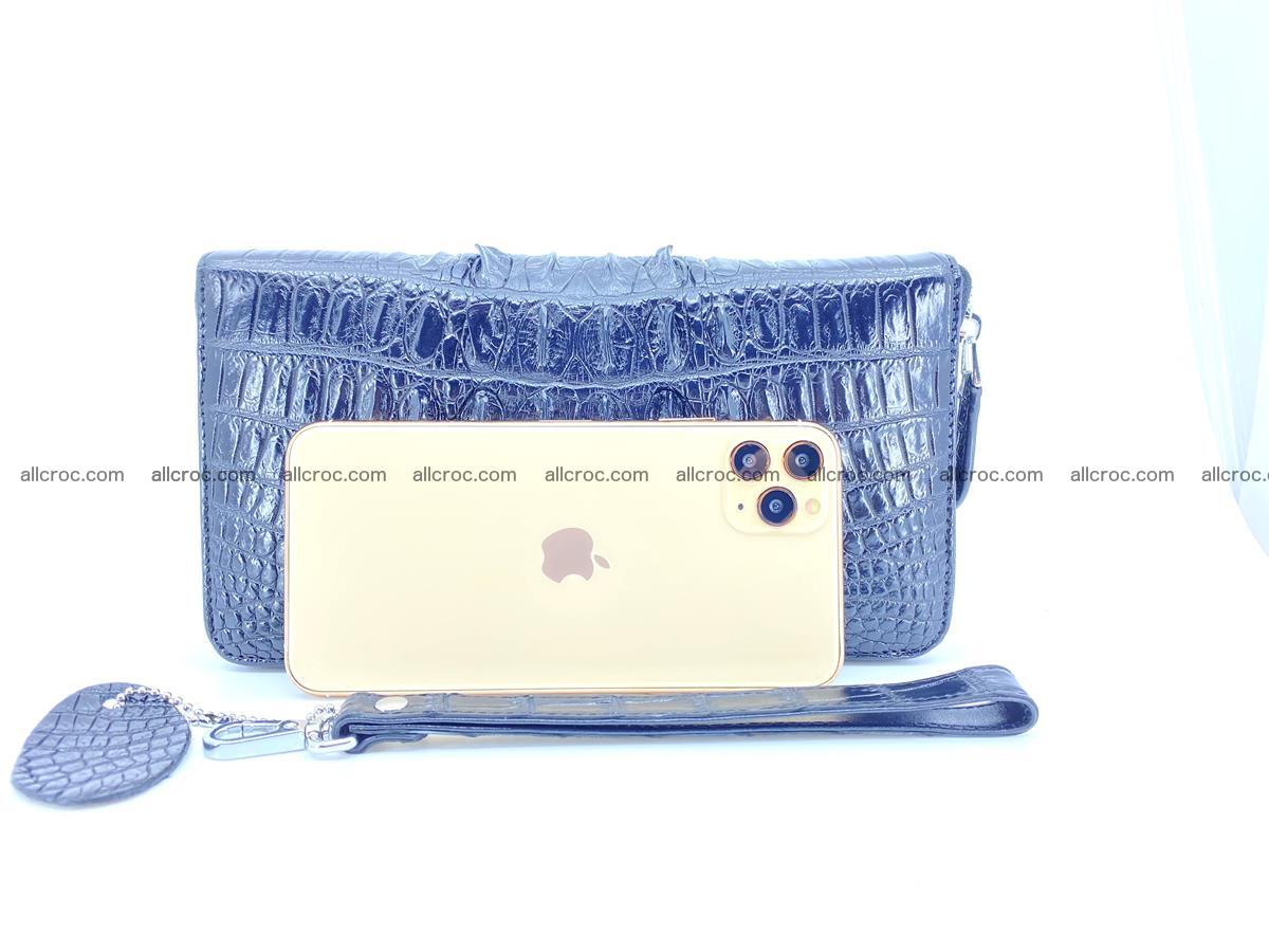 Crocodile skin zip wallet 1648 Foto 13