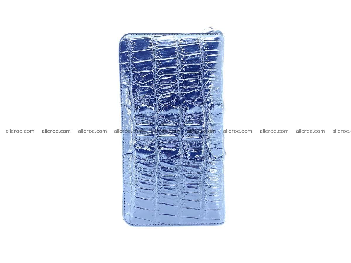 Crocodile skin zip wallet 1648 Foto 4