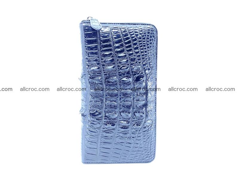 Crocodile skin zip wallet XL-size 598