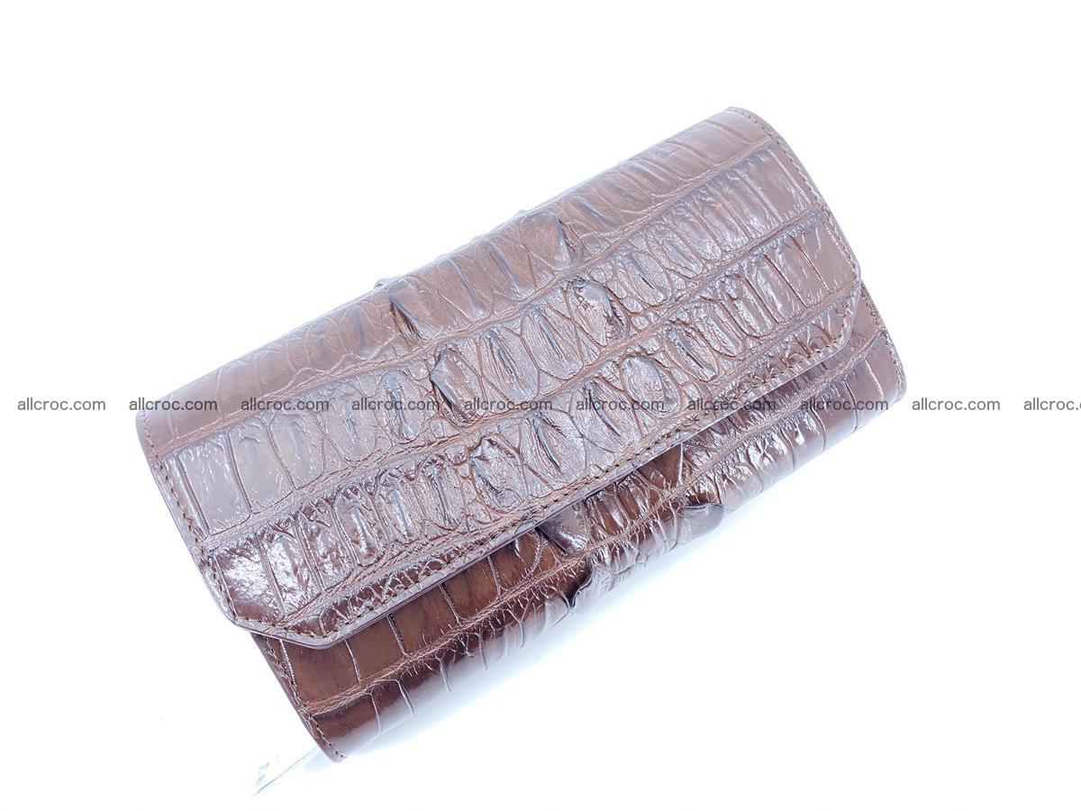 Crocodile leather clutch 674 Foto 3