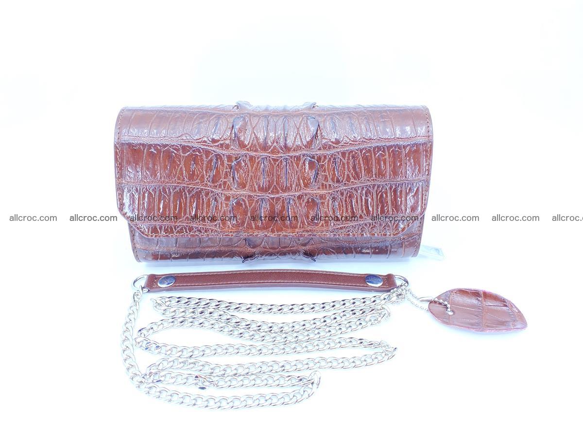Crocodile leather clutch 674 Foto 2