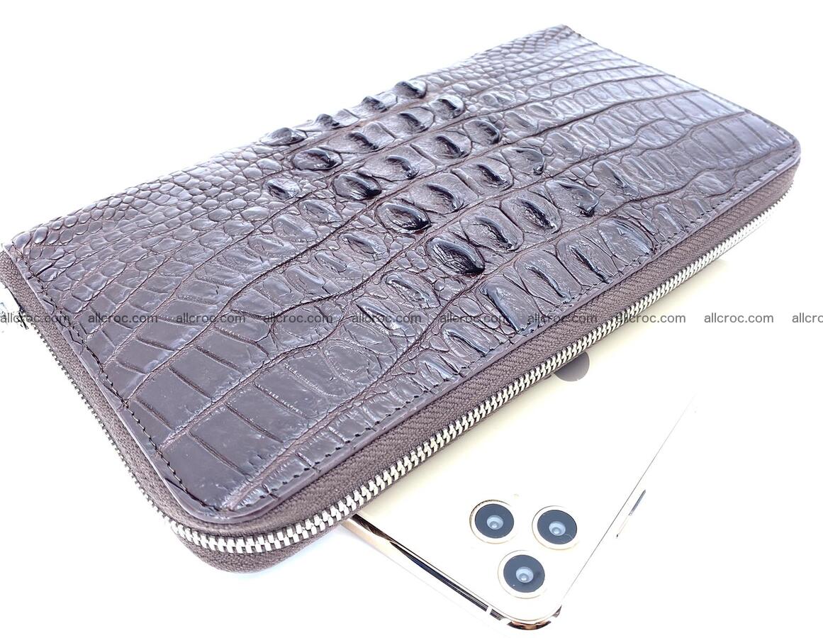 Crocodile skin zip wallet XL-size 597 Foto 0