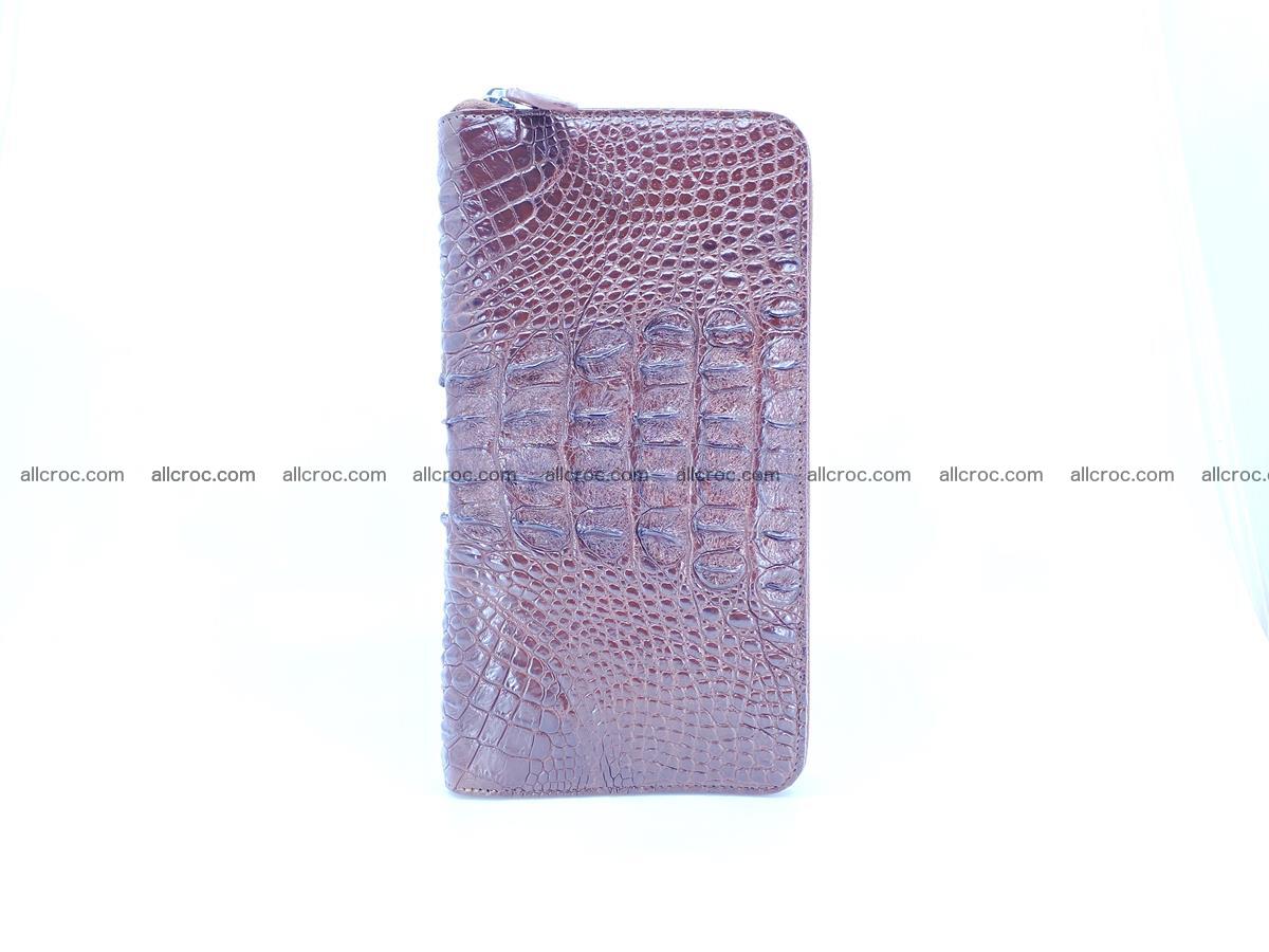 Crocodile skin zip wallet XL-size 597 Foto 5