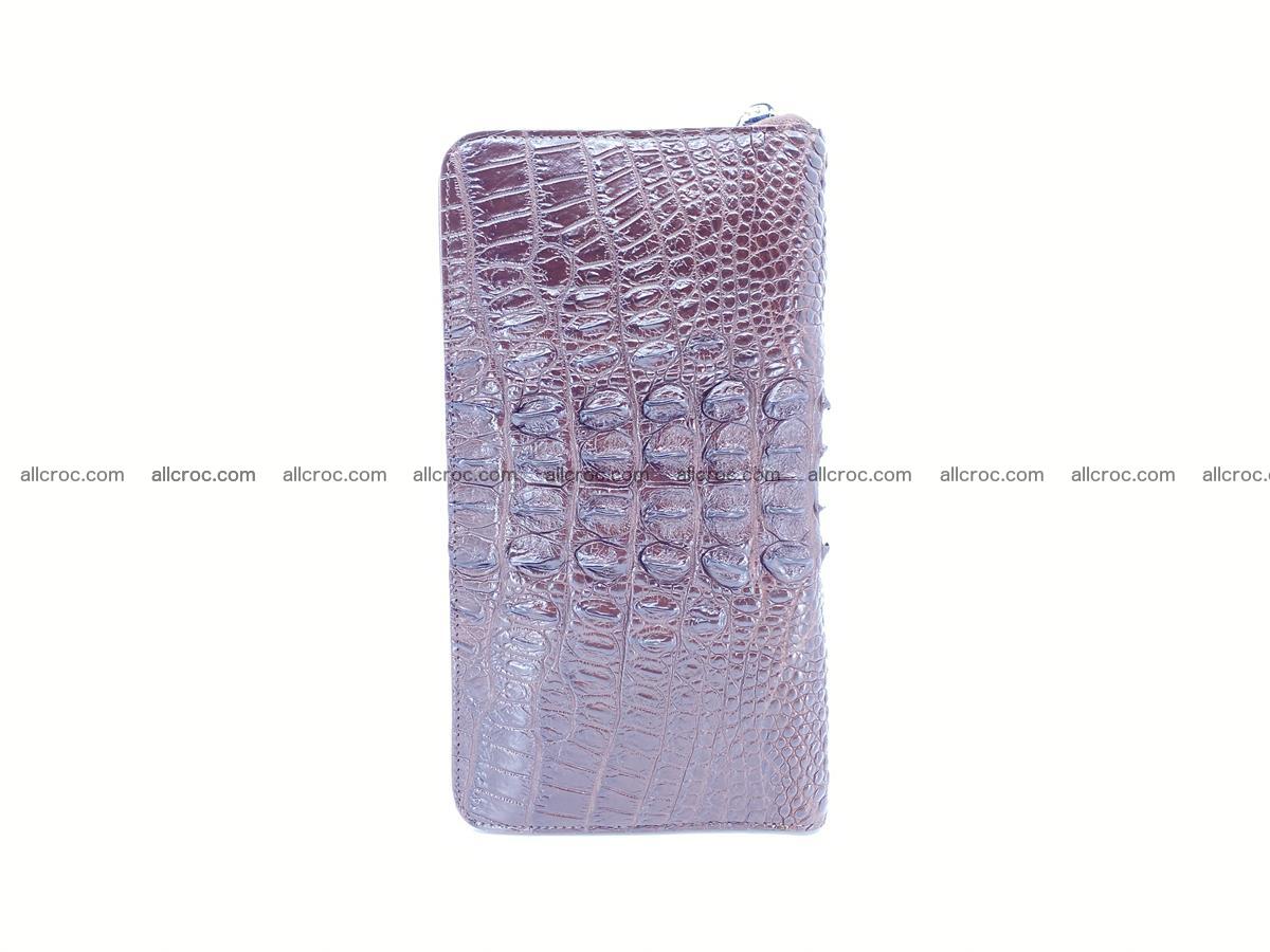 Crocodile skin zip wallet XL-size 597 Foto 6