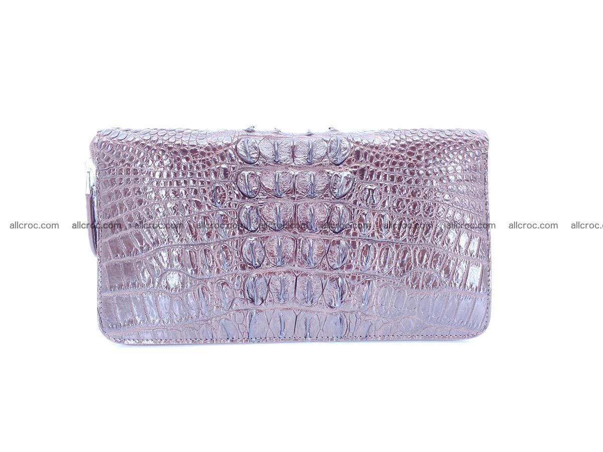 Crocodile skin zip wallet XL-size 597 Foto 3