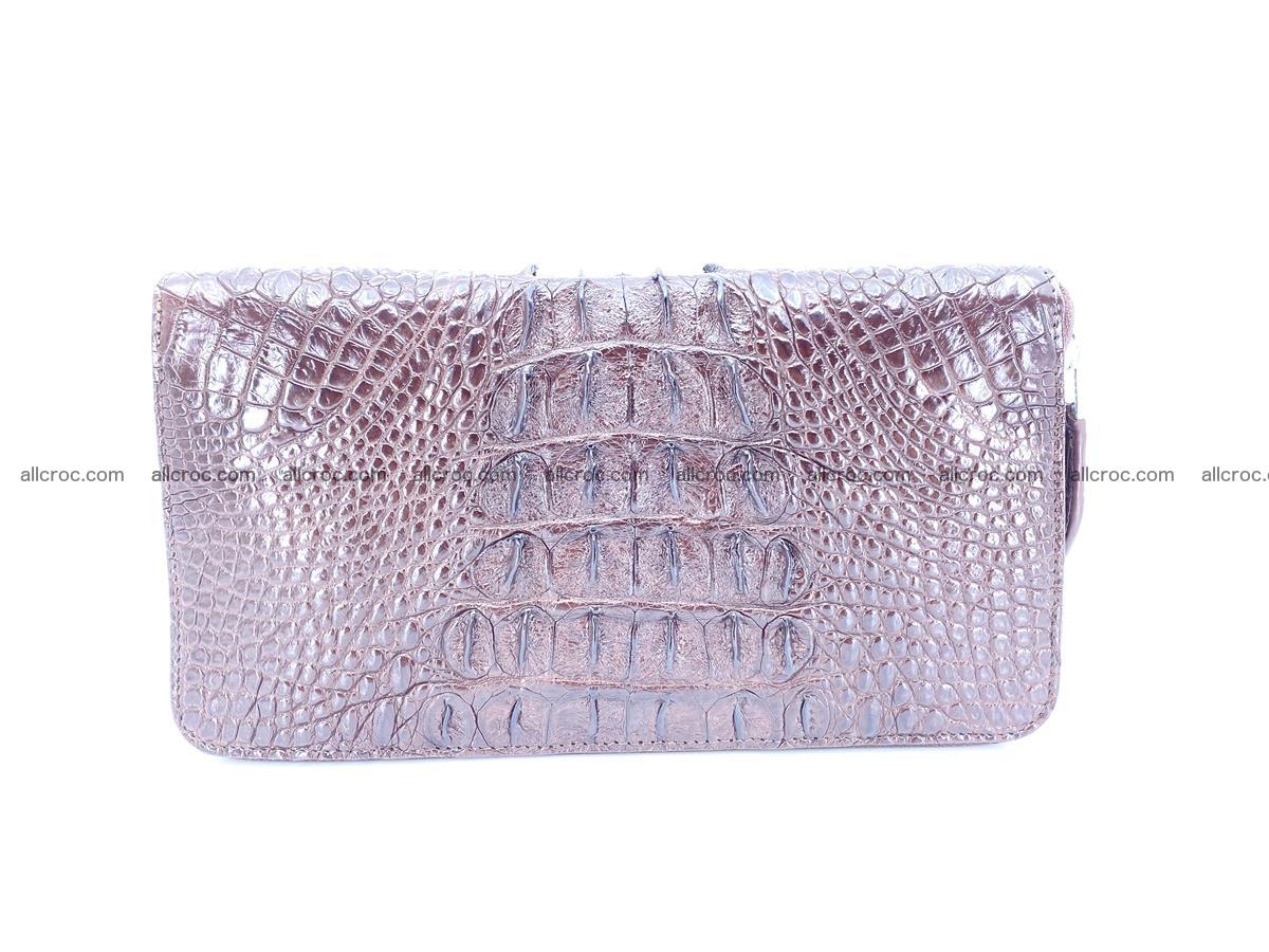 Crocodile skin zip wallet XL-size 597 Foto 4