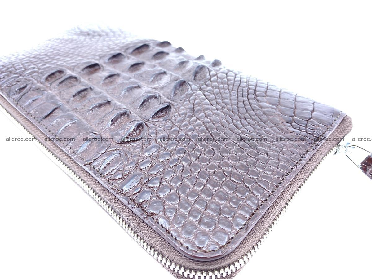 Crocodile skin zip wallet XL-size 597 Foto 9