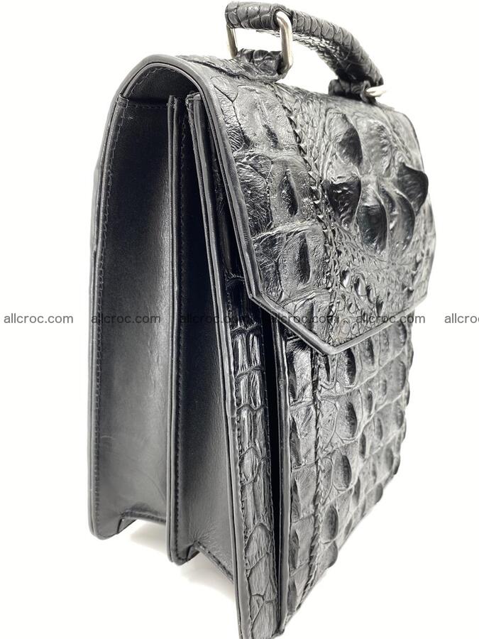 Crocodile leather handbag for men 691 Foto 3
