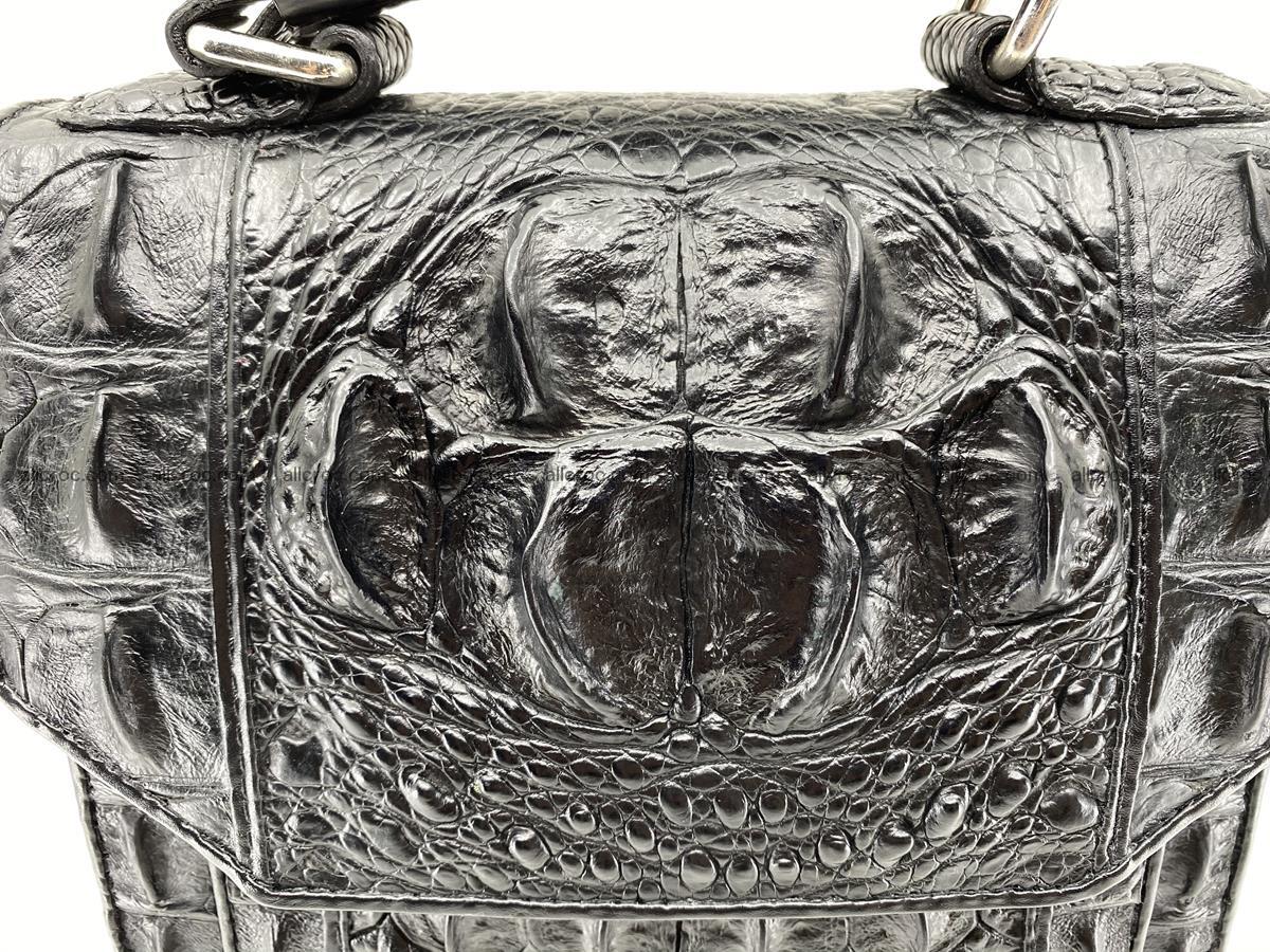 Crocodile leather handbag for men 692 Foto 6
