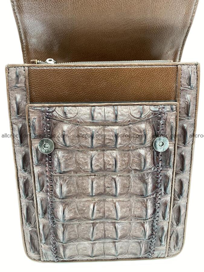 Crocodile leather handbag for men 693 Foto 7