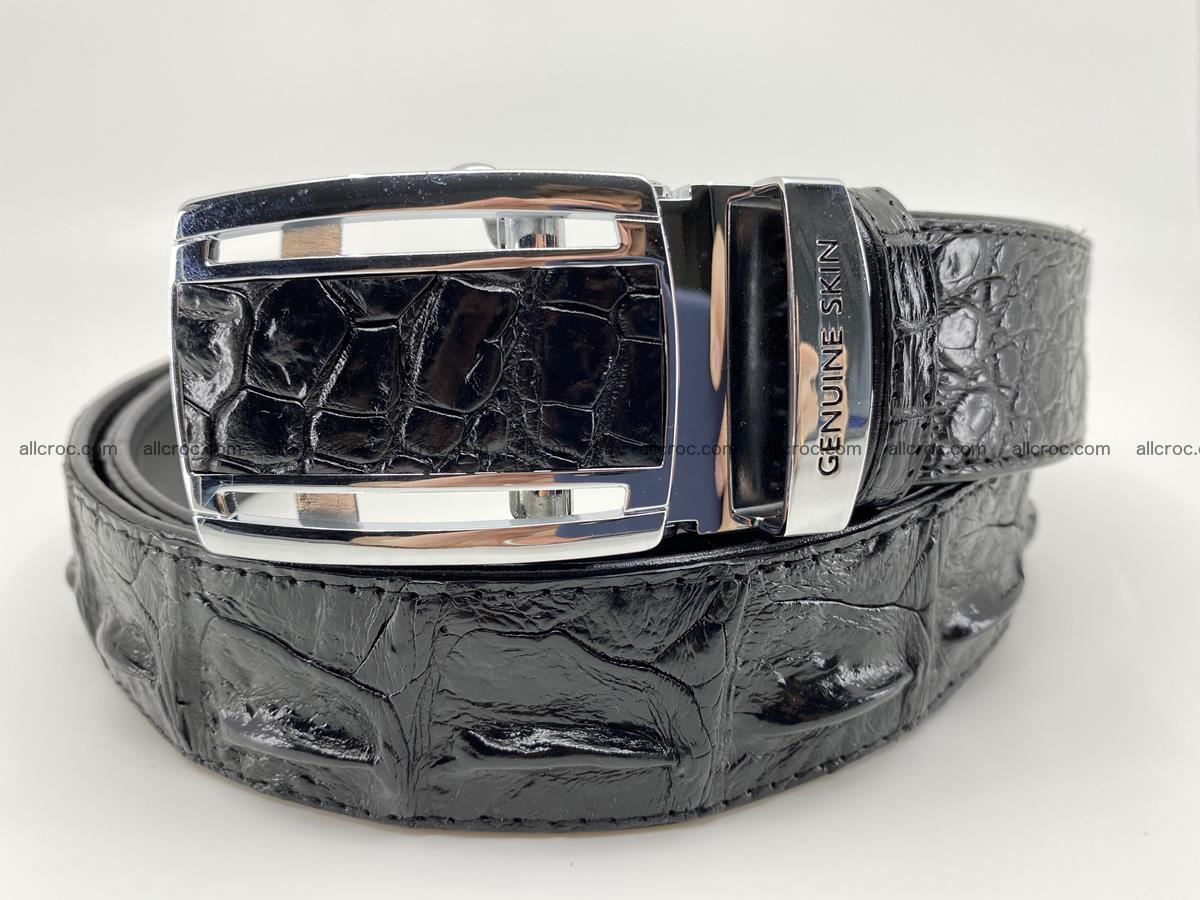 Crocodile leather hornback belt 1637 Foto 0