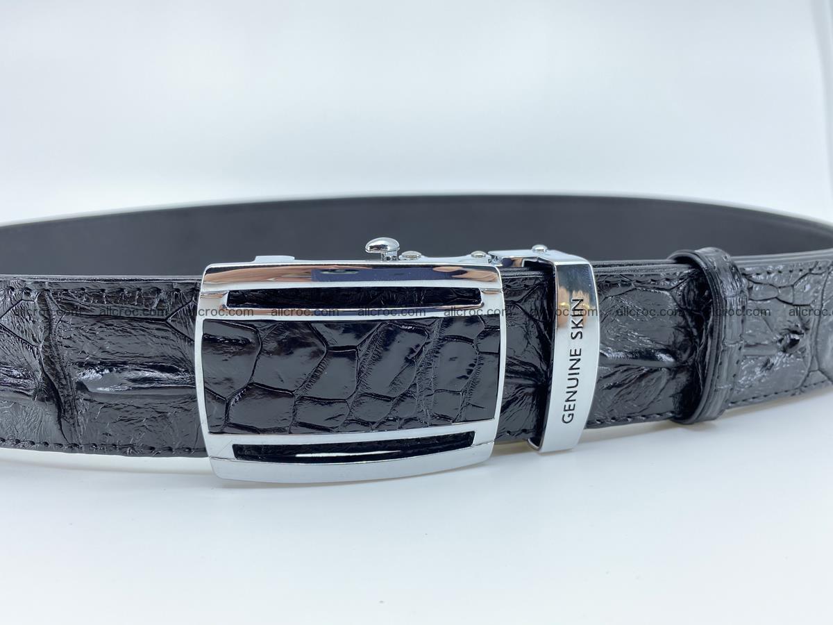 Crocodile leather hornback belt 1637 Foto 4