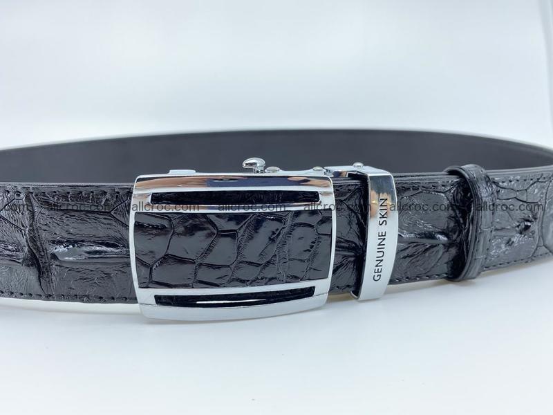 Crocodile leather hornback belt 1117