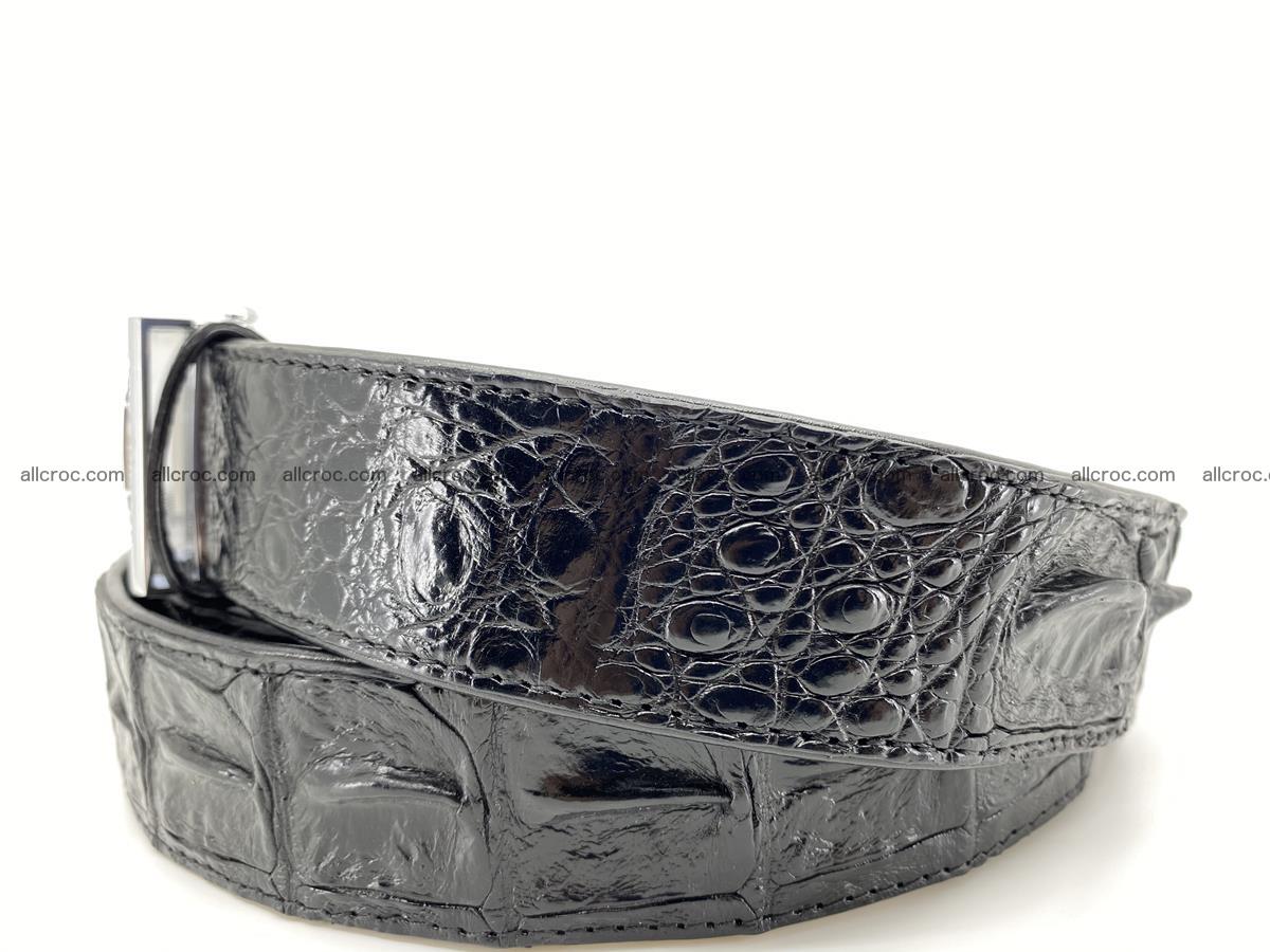Crocodile leather hornback belt 2234 Foto 3