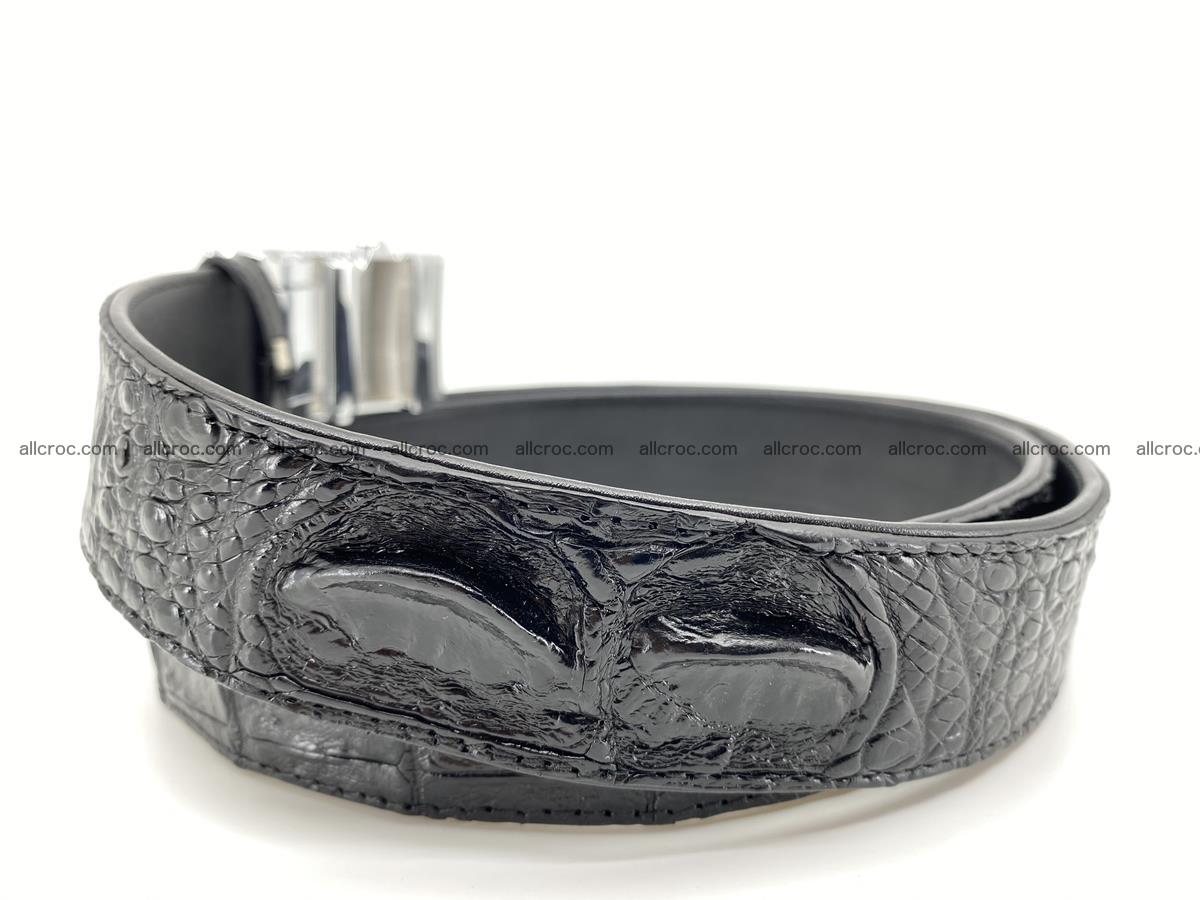 Crocodile leather hornback belt 2234 Foto 4
