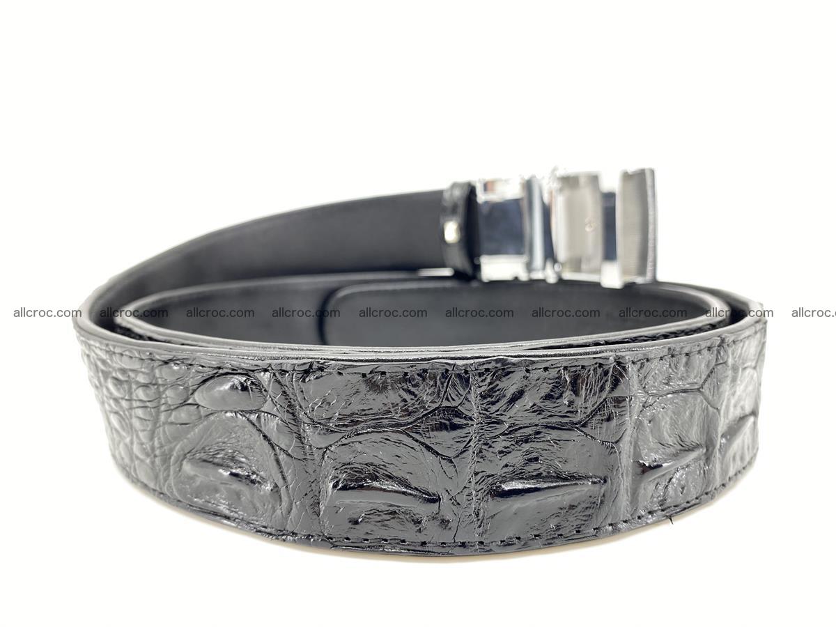 Crocodile leather hornback belt 2234 Foto 5