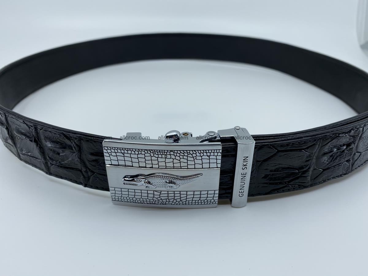 Crocodile leather hornback belt 2234 Foto 11