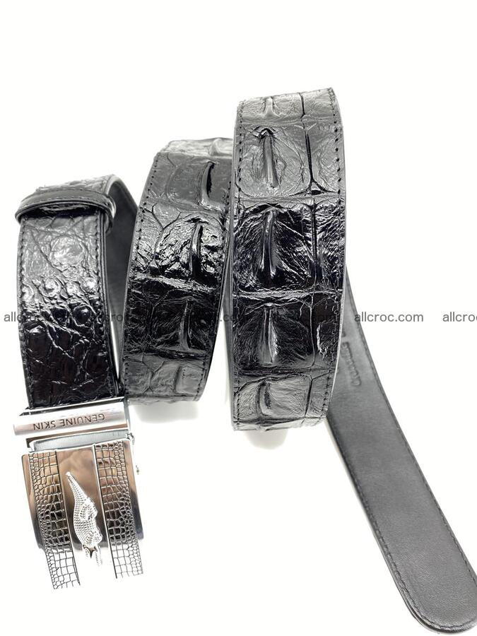Crocodile leather hornback belt 2234 Foto 9