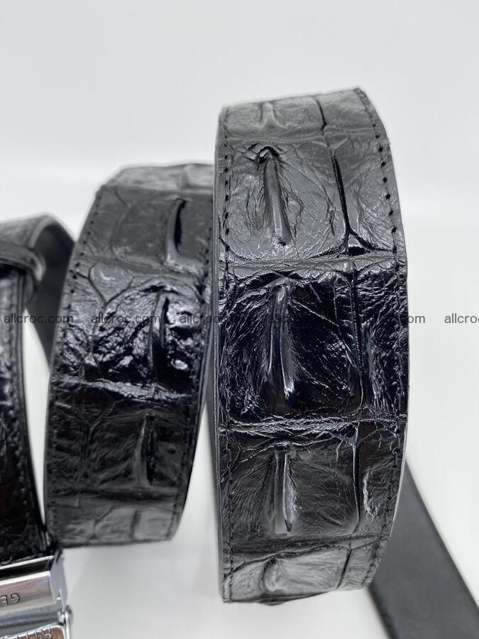 Crocodile leather hornback belt 2234 Foto 7