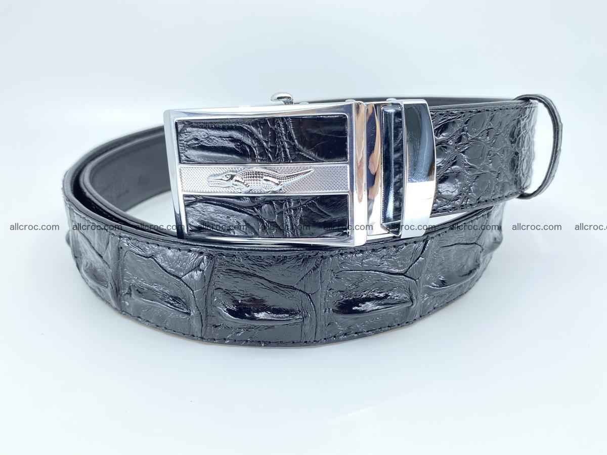 Crocodile leather hornback belt 715 Foto 1