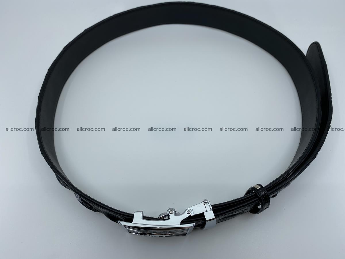 Crocodile leather hornback belt 715 Foto 5